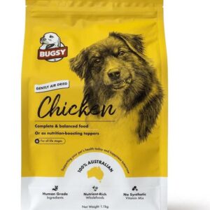 Bugsy's Air-Dried Chicken Raw Dog Food